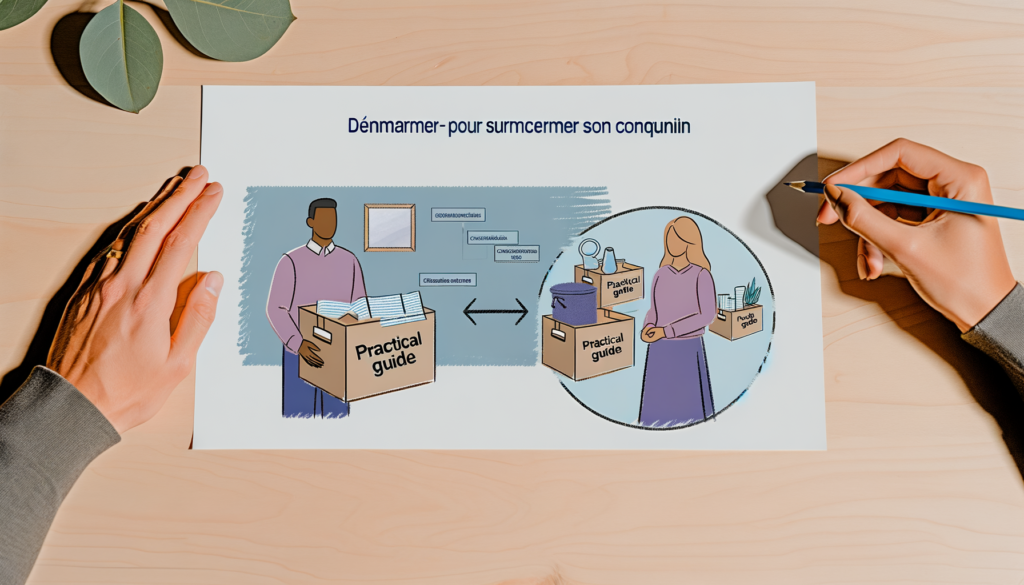 "Couple emballant des boîtes de déménagement pour suivre les nouvelles opportunités de carrière de leur conjoint - Guide pratique pour une transition en douceur"